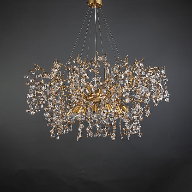 Luxury Crystal Branch Chandelier 39.4"D - Blushlighting