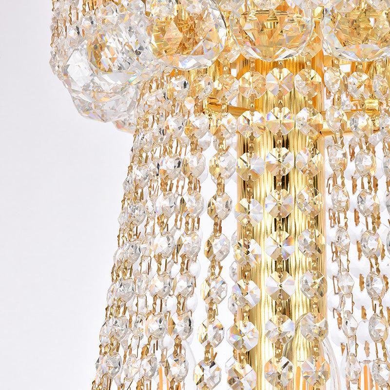 Luxury Crystal Chandelier for Grand Villa Hall and Duplex Staircase Lighting-chandelier-Blushlighting-Blushlighting