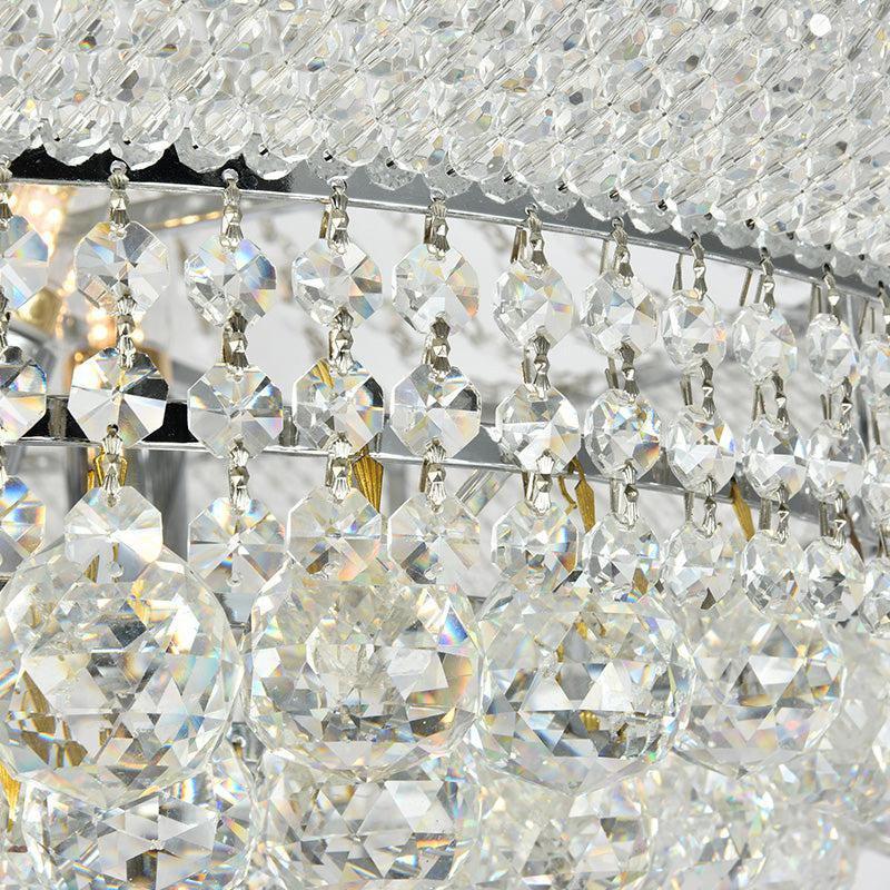 Luxury Crystal Chandelier for Grand Villa Hall and Duplex Staircase Lighting-chandelier-Blushlighting-Blushlighting