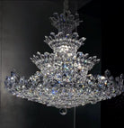 Luxury Empire Floral Crystal Chandelier - D31.5"*H26.8"Warm LightBlushlighting