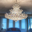 Luxury Empire Floral Crystal Chandelier - D31.5"*H26.8"Warm LightBlushlighting