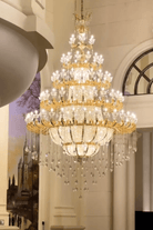 Luxury Empire Multi-layer Crystal Chandelier for High-ceiling - Customized/Contact usBlushlighting