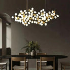 Luxury Escamoles Modern Linear Grape Chandelier - Large: 59" LBlushlighting