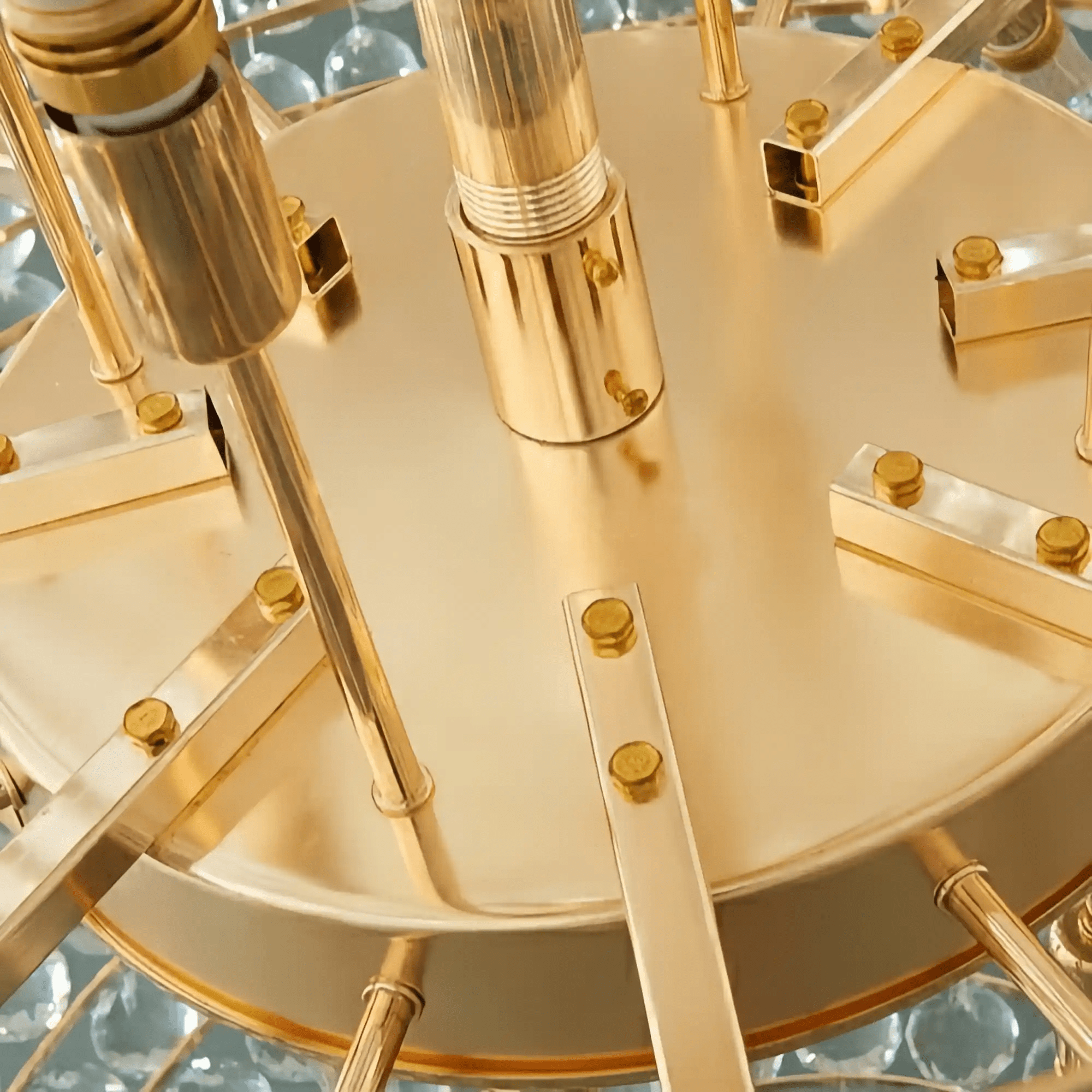 Luxury Extra Large Crystal Chandelier Round Ceiling Light Fixture for Foyer, Entryway & Entrance - Blushlighting