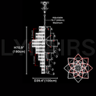 Luxury Extra Large Plaza Multi-Tier Crystal Chandelier For Hotel Hall / 2 Story Foyer / High Ceiling Living Room-Chandeliers-Blushlighting-Blushlighting