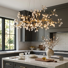 Luxury Glass Bloom Branch Chandelier by Blushlighting