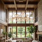 Luxury Glass Bloom Branch Chandelier by Blushlighting