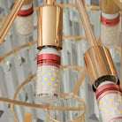 Luxury Hotel Hallway Ceiling Lighting Fixture Large Round Crystal Chandelier - Blushlighting