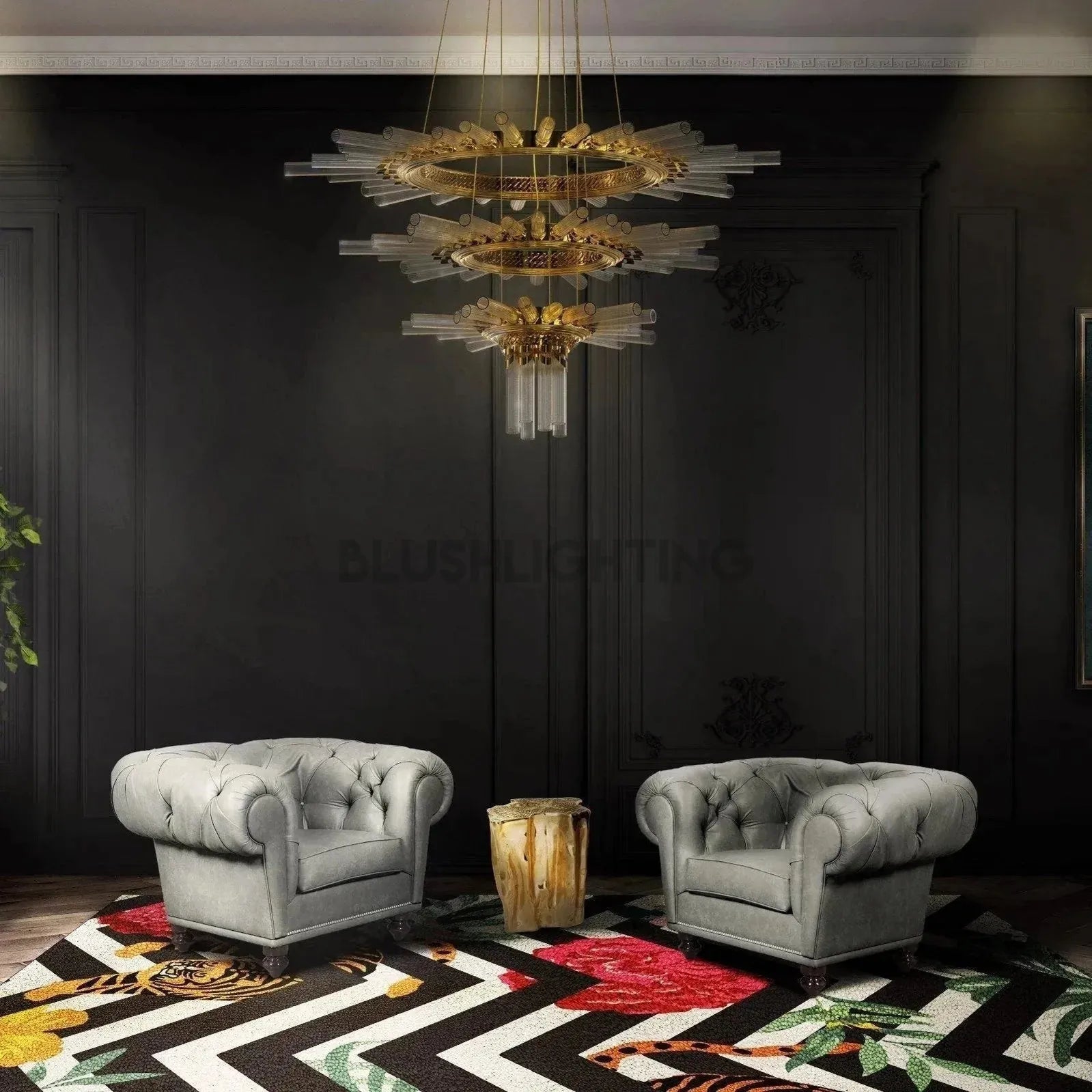 Luxury Kaida 88 Light Crystal Modern Chandelier - Blushlighting