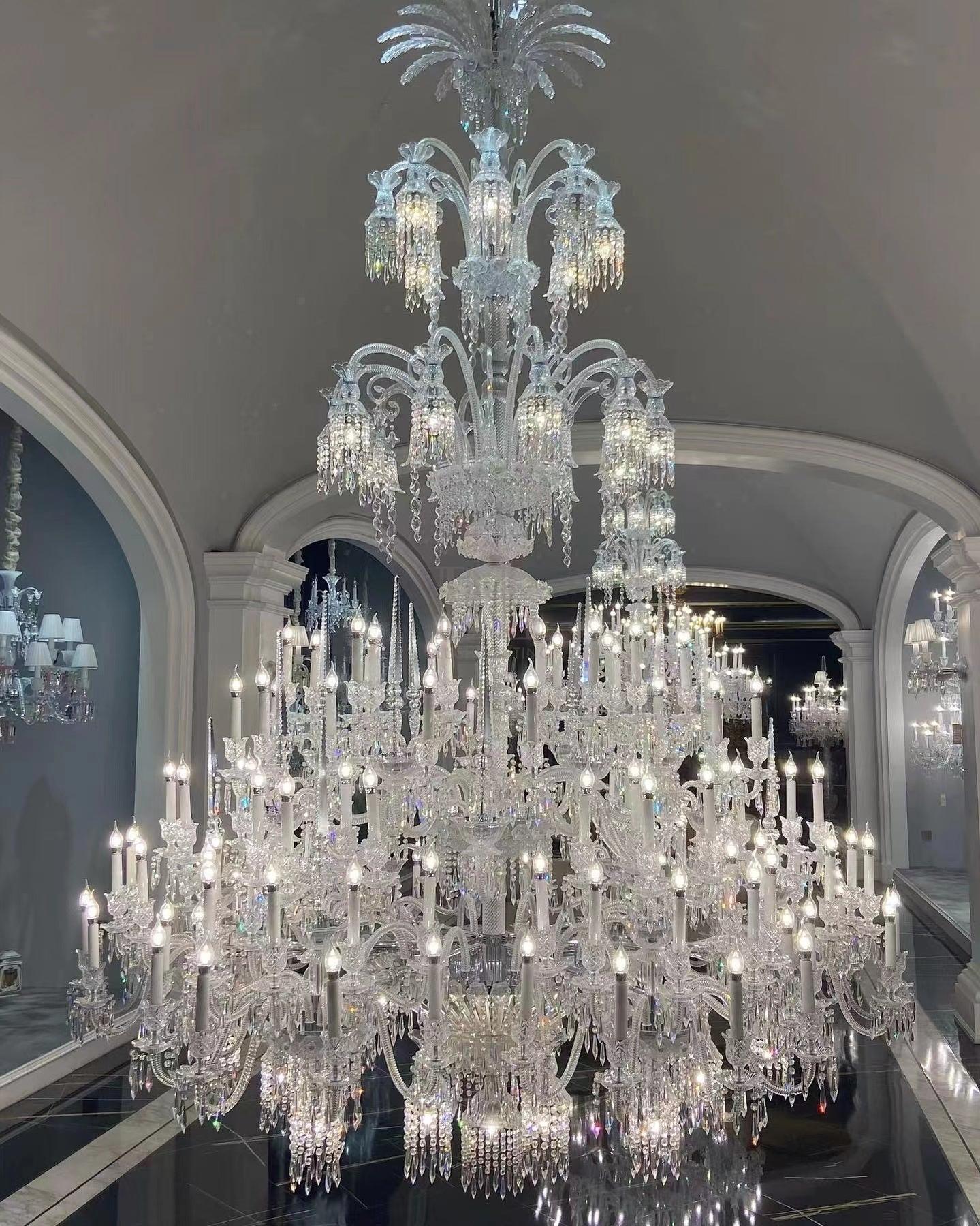 Luxury Large Multi Candles Chandelier Islam Crystal Ceiling Lighting Fixture For Living Room/ Hall Decoration-Chandeliers-Blushlighting-Blushlighting