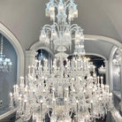 Luxury Large Multi Candles Chandelier Islam Crystal Ceiling Lighting Fixture For Living Room/ Hall Decoration-Chandeliers-Blushlighting-73 Lights/ D59.1"*H82.68"(D150cm*H210cm)/150kg-Warm Light-Blushlighting