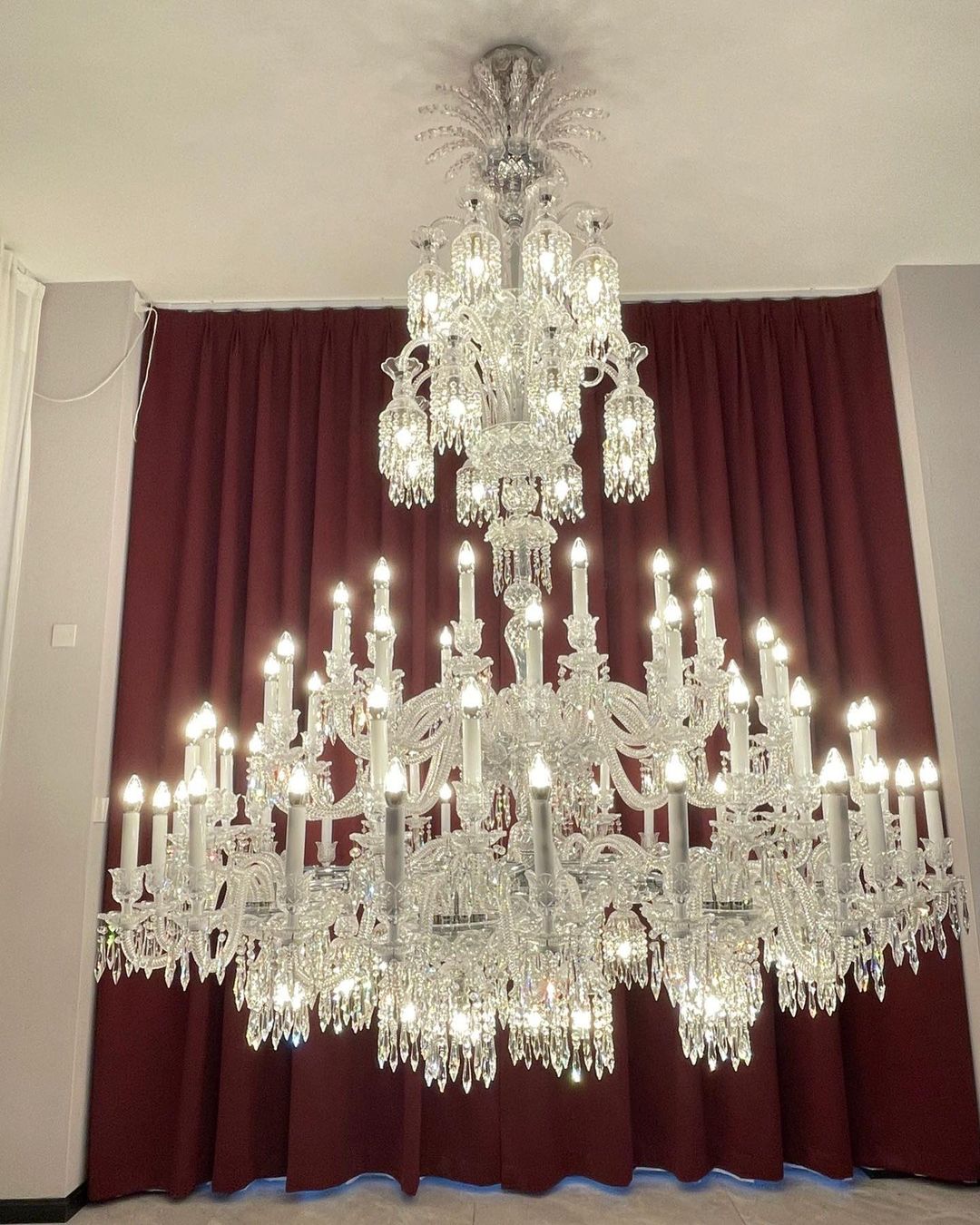 Luxury Large Multi Candles Chandelier Islam Crystal Ceiling Lighting Fixture For Living Room/ Hall Decoration-Chandeliers-Blushlighting-Blushlighting