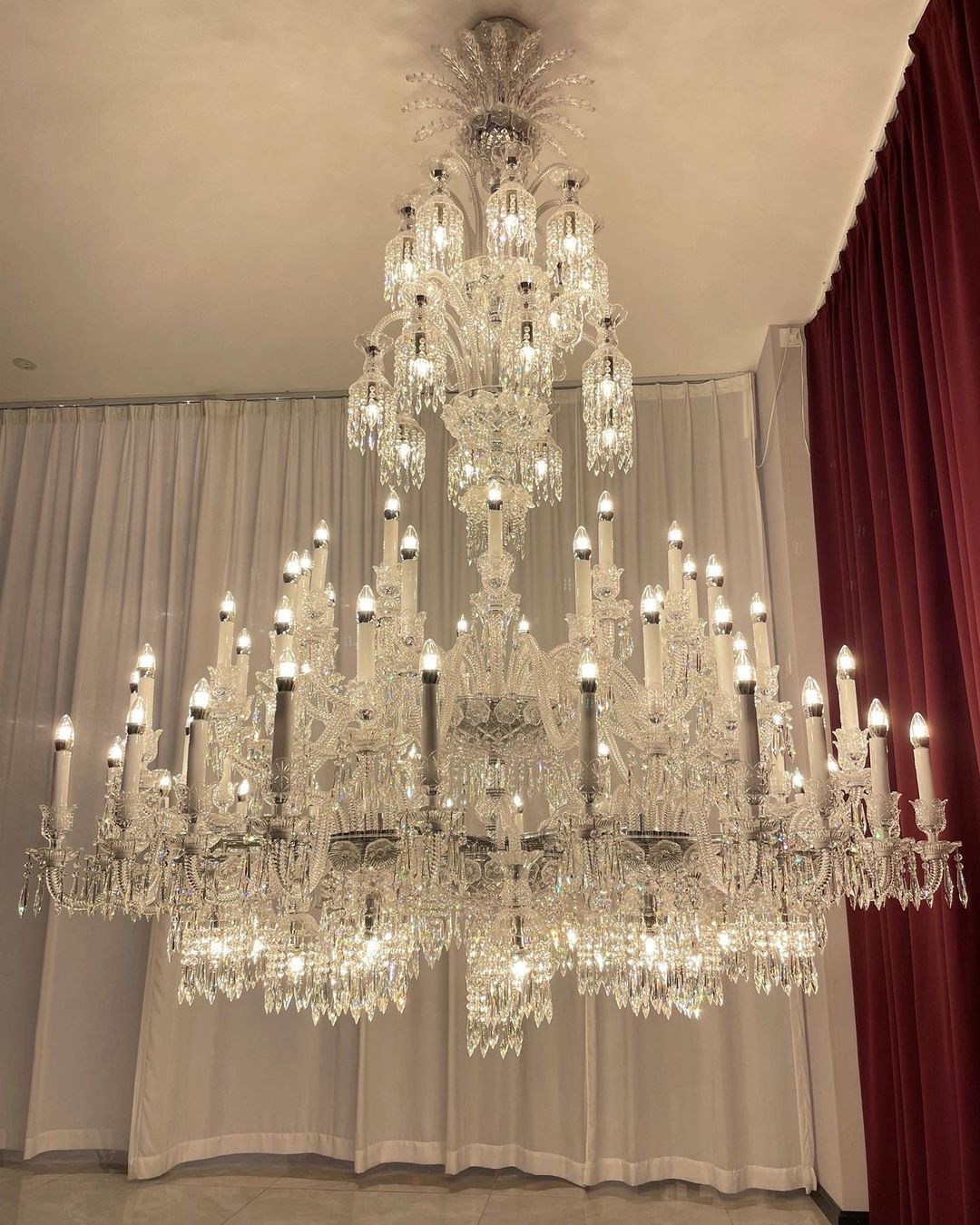 Luxury Large Multi Candles Chandelier Islam Crystal Ceiling Lighting Fixture For Living Room/ Hall Decoration-Chandeliers-Blushlighting-Blushlighting