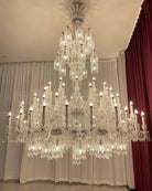 Luxury Large Multi Candles Chandelier Islam Crystal Ceiling Lighting Fixture For Living Room/ Hall Decoration-Chandeliers-Blushlighting-Blushlighting