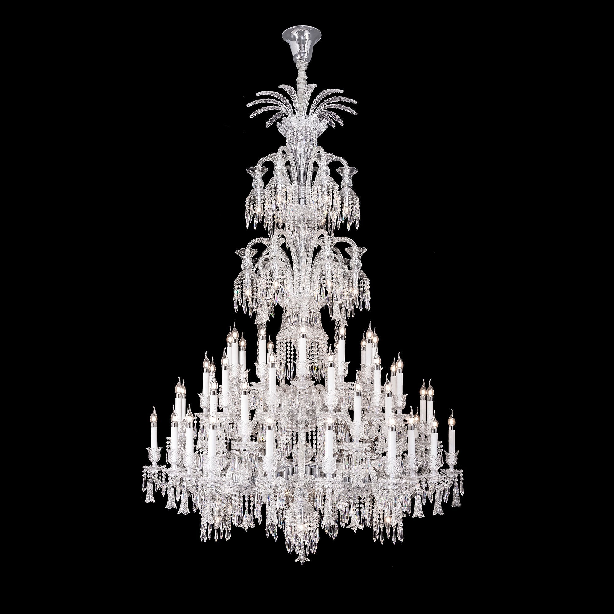 Luxury Large Multi Candles Chandelier Islam Crystal Ceiling Lighting Fixture For Living Room/ Hall Decoration-Chandeliers-Blushlighting-Blushlighting