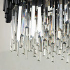 Luxury Modern Living Room Black Crystal Light Fixture - W17.7‘’×H15''Blushlighting