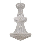 Luxury Modern Primo Wide Gold Crystal Chandelier for High Ceiling Foyer & Staircase-Blushlighting-Blushlighting