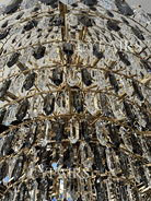 Luxury Multi - tiered Honeycomb Crystal Chandelier for High Ceiling - D23.6"*H35.4"/16 Lights/23 kgGoldWarm LightBlushlighting