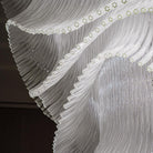 Luxury Palm Tree Glass Rods Chandelier for Hotel/Restaurant/Villa/Staircase - D47.2"*H118.1"Warm LightBlushlighting