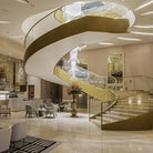 Luxury Palm Tree Glass Rods Chandelier for Hotel/Restaurant/Villa/Staircase - D47.2"*H118.1"Warm LightBlushlighting
