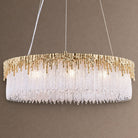 Luxury Round Chandelier - GoldBlushlighting