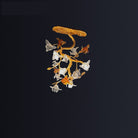 Luxury Villa Elegant Villa Blossom and Branch Chandelier,-Blushlighting-11.81" W x 19.69" H-Blushlighting