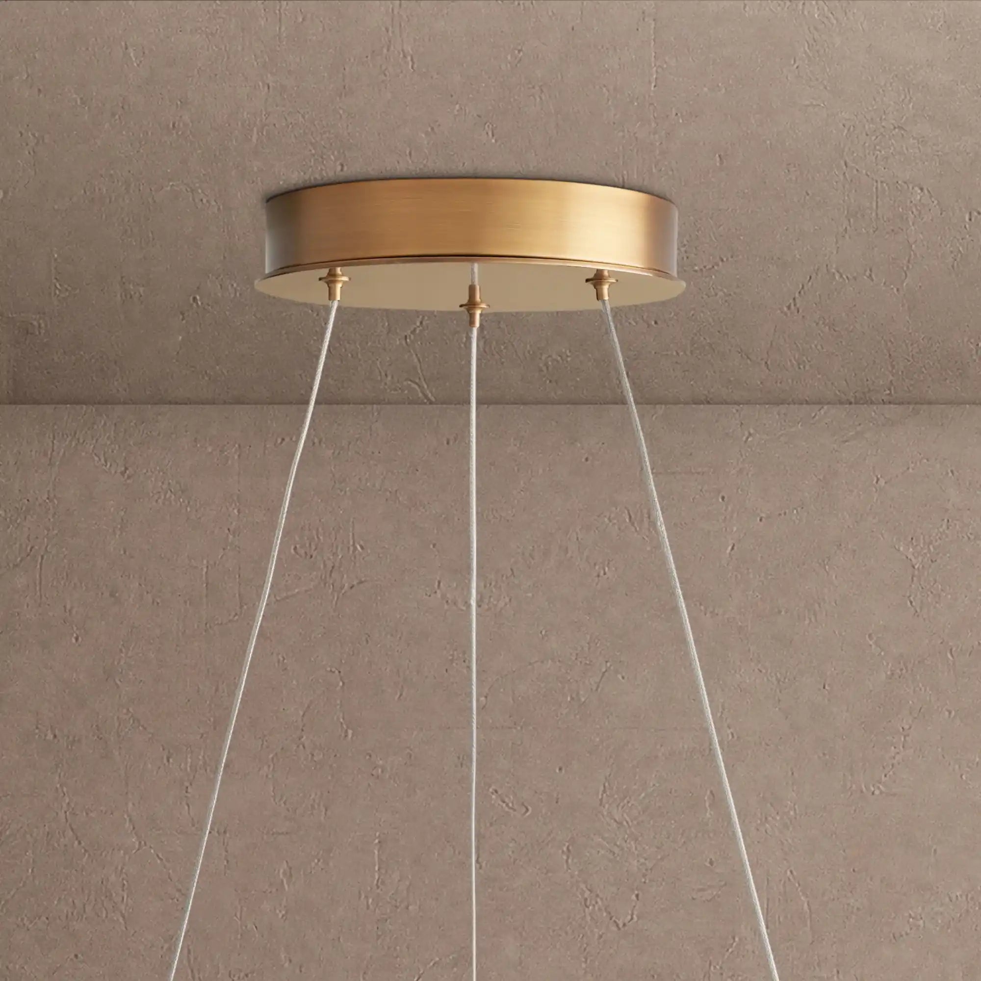 Lyla 2-Tiered Halo Chandelier - Blushlighting