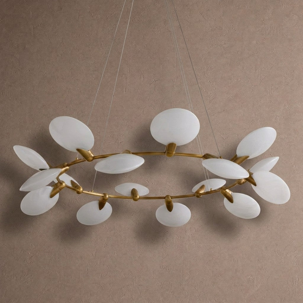 Lyla Halo Chandelier - 42"Blushlighting