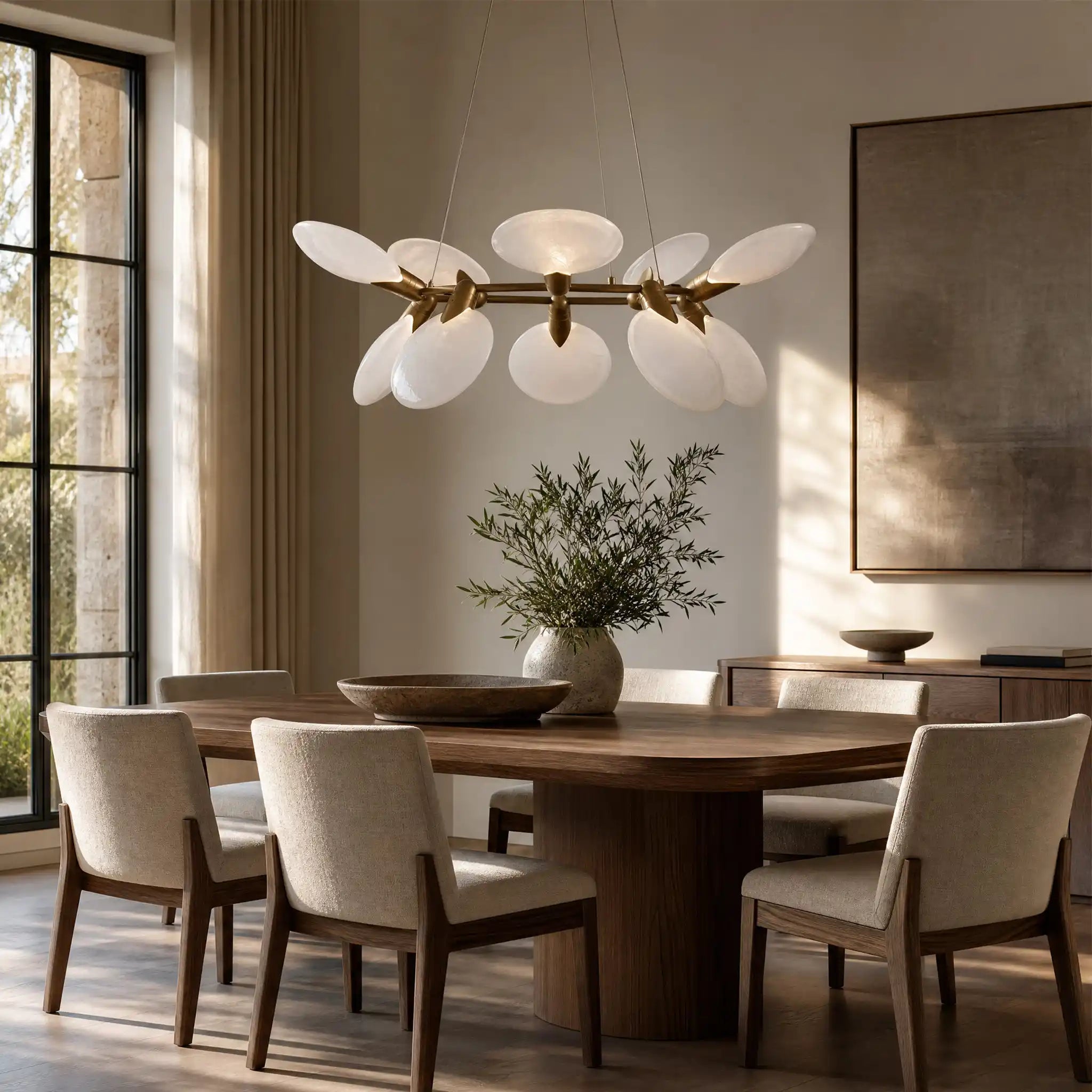 Lyla Halo Chandelier - Blushlighting