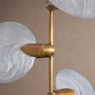 Lyla Pendant Modern Alabaster Pendant for Staircase Foyer - Blushlighting