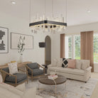 Lyra Glass Pendant Light 19.7" - L19.7" × W19.7" × H12.8" (L50 × W50 × H32.5 cm)Blushlighting