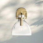 Machine Glass Cloche Sconce 8" 10"-