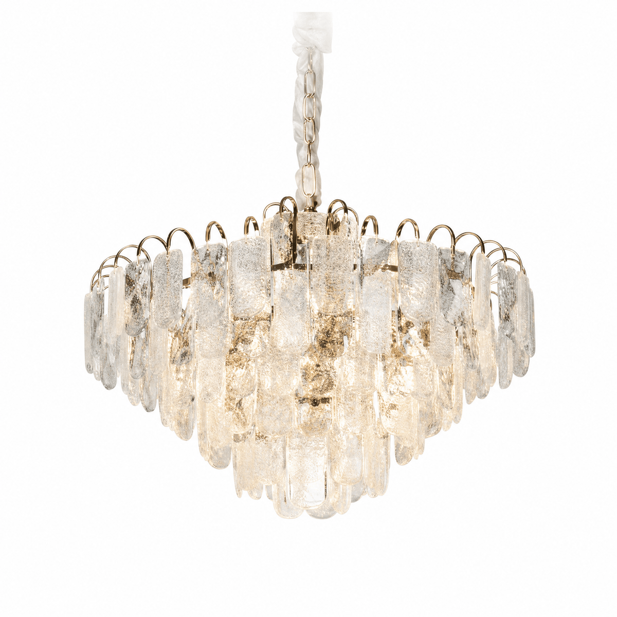 Madreperla Crystal Halo Chandelier - Blushlighting
