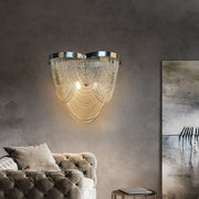 Blushlighting® Luxury Chain Wall Lamp in American Style for Living Room, Bedroom image | luxury lighting | chain wall lamps