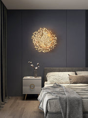 Blushlighting® Luxury Wall Lamp in the Shape of the Leaf, Living Room, Bedroom image | luxury lighting | luxury wall lamps