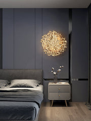 Blushlighting® Luxury Wall Lamp in the Shape of the Leaf, Living Room, Bedroom image | luxury lighting | luxury wall lamps