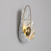 Blushlighting® Postmodern Personalized Marble Light Luxury Wall Sconce for Living Room