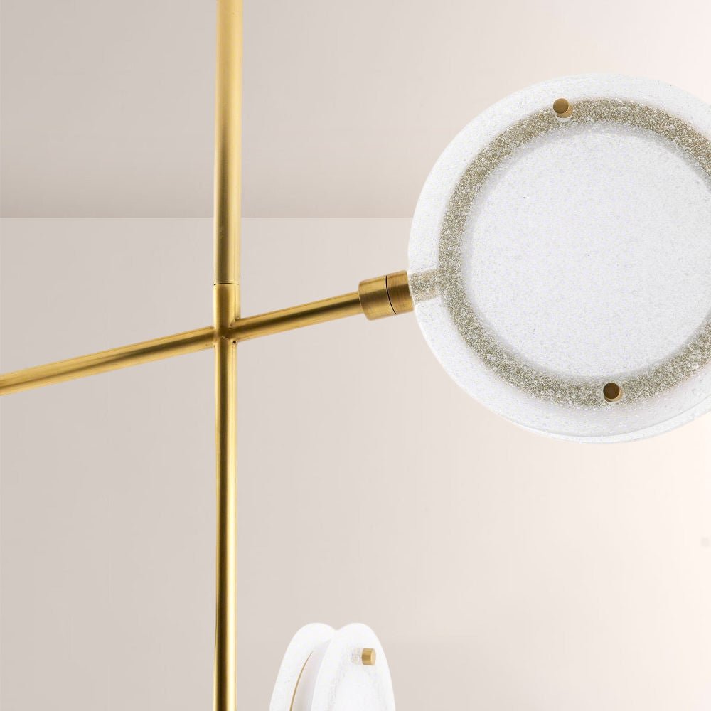 Mandel Linear Chandelier - Blushlighting