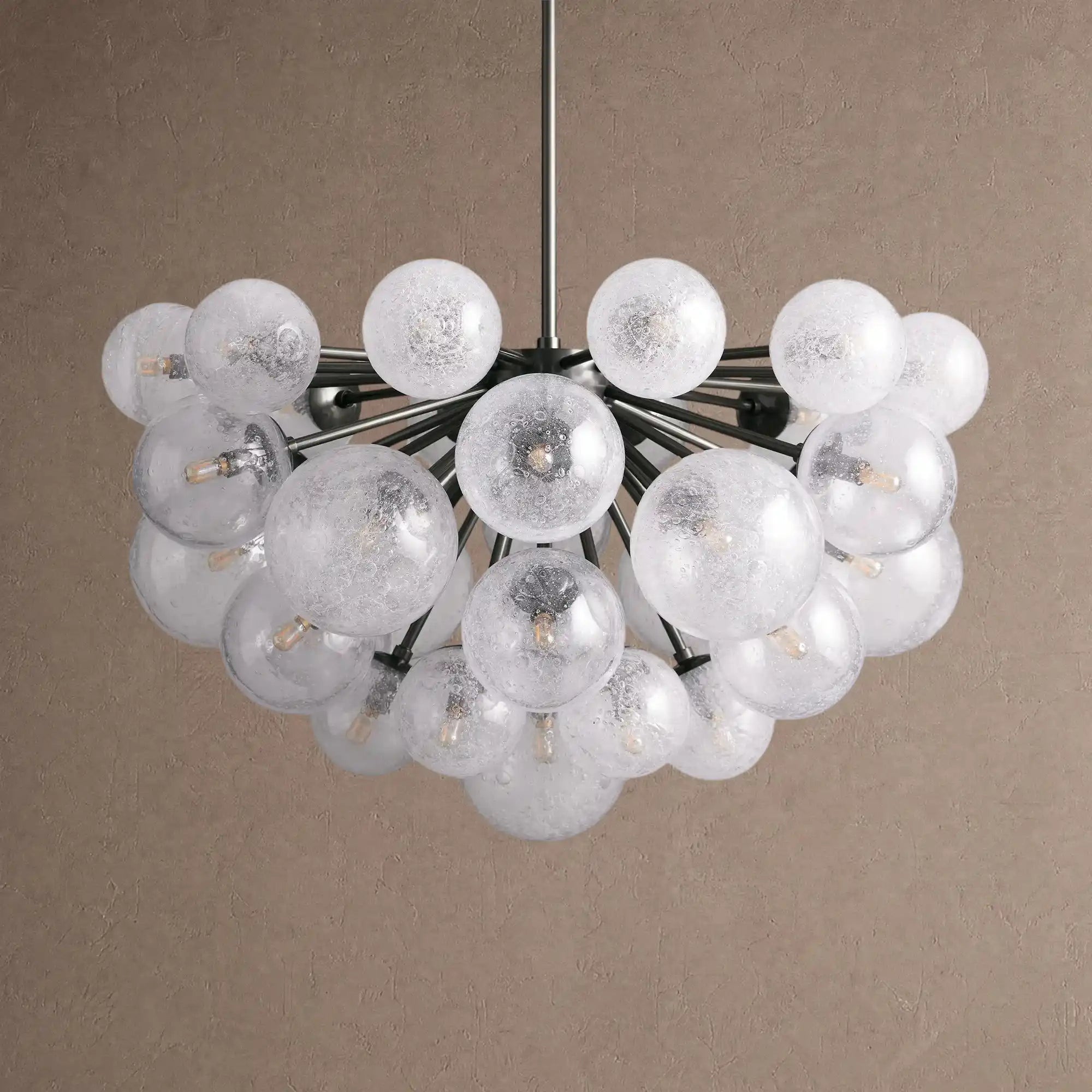 Mandoza Chandelier 19/37 Light - 37 LightsBlackBlushlighting