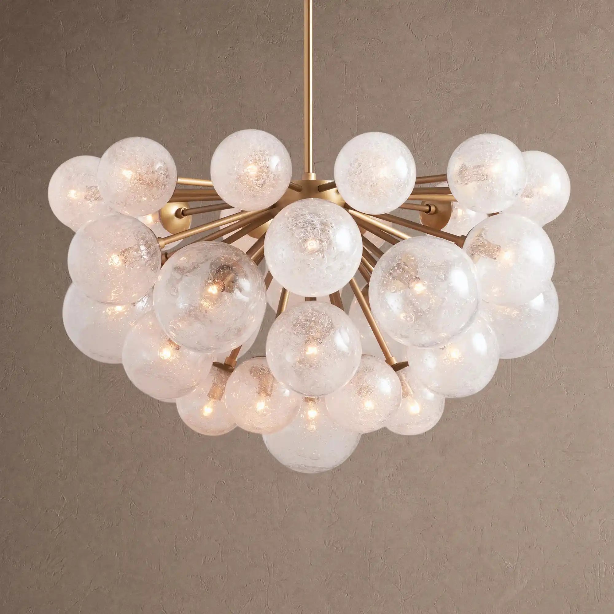 Mandoza Chandelier 19/37 Light - 37 LightsBrassBlushlighting
