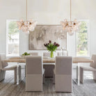 Mandoza Chandelier 19/37 Light - 19 LightsBrassBlushlighting