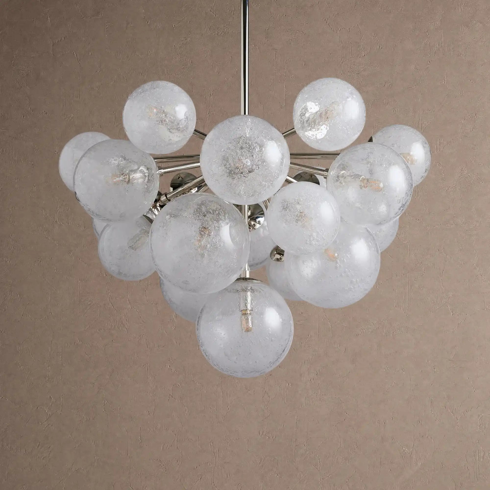 Mandoza Chandelier 19/37 Light - 19 LightsNickelBlushlighting