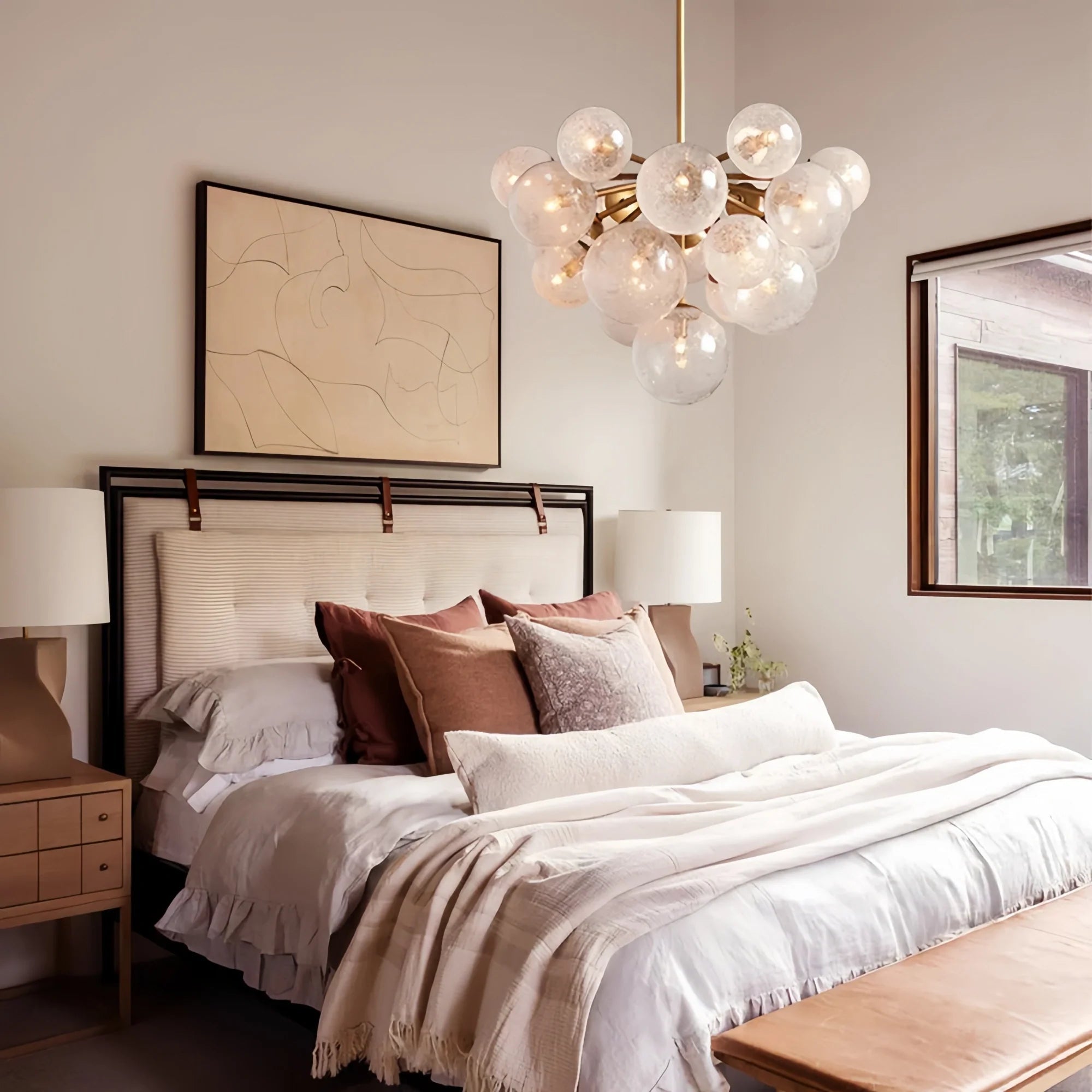 Mandoza Chandelier 19/37 Light - 19 LightsBrassBlushlighting