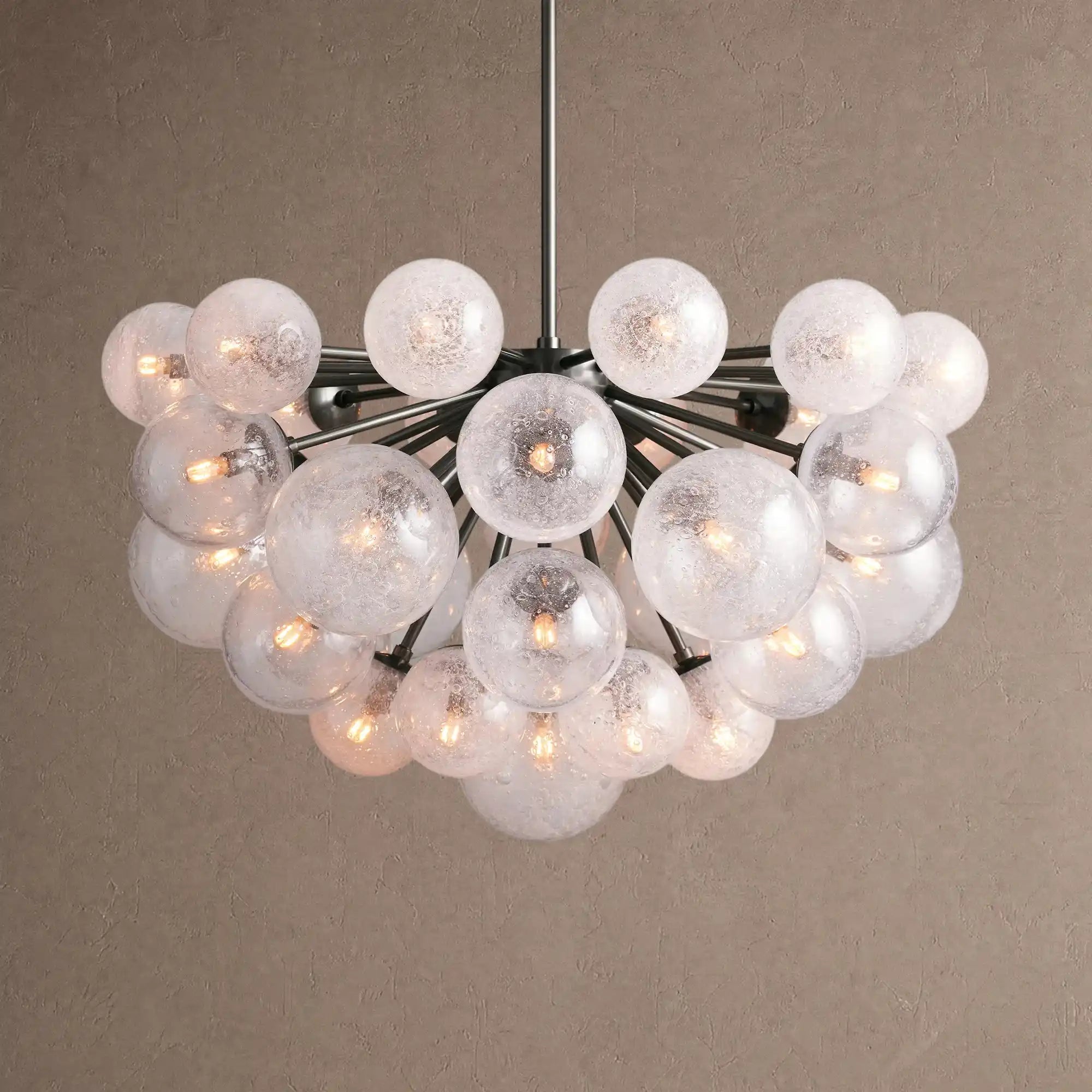 Mandoza Chandelier 19/37 Light - 37 LightsBlackBlushlighting