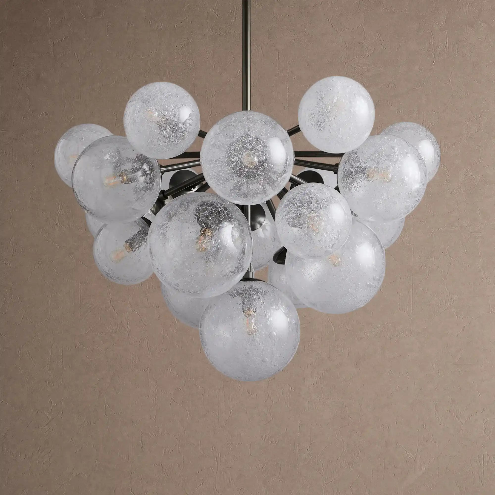 Mandoza Chandelier 19/37 Light - 19 LightsBlackBlushlighting