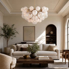 Mandoza Chandelier 19/37 Light - 19 LightsNickelBlushlighting