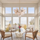 Mandoza Chandelier 19/37 Light-Lighting-19 LIGHT-Brass-Blushlighting