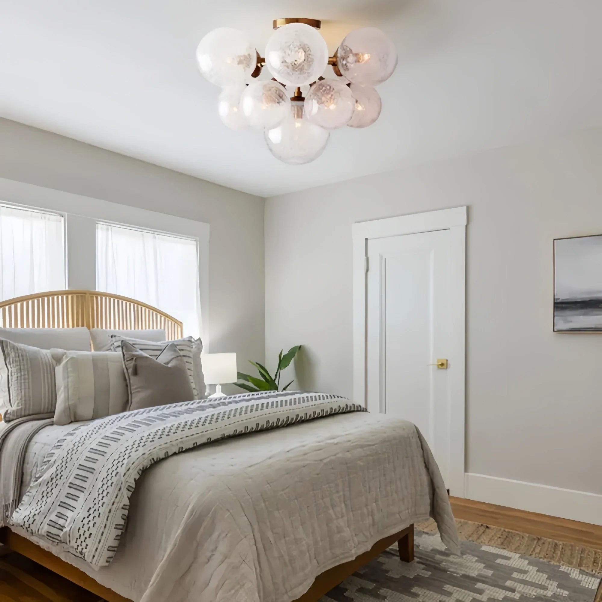 Mandoza Flushmount-Lighting-Blushlighting