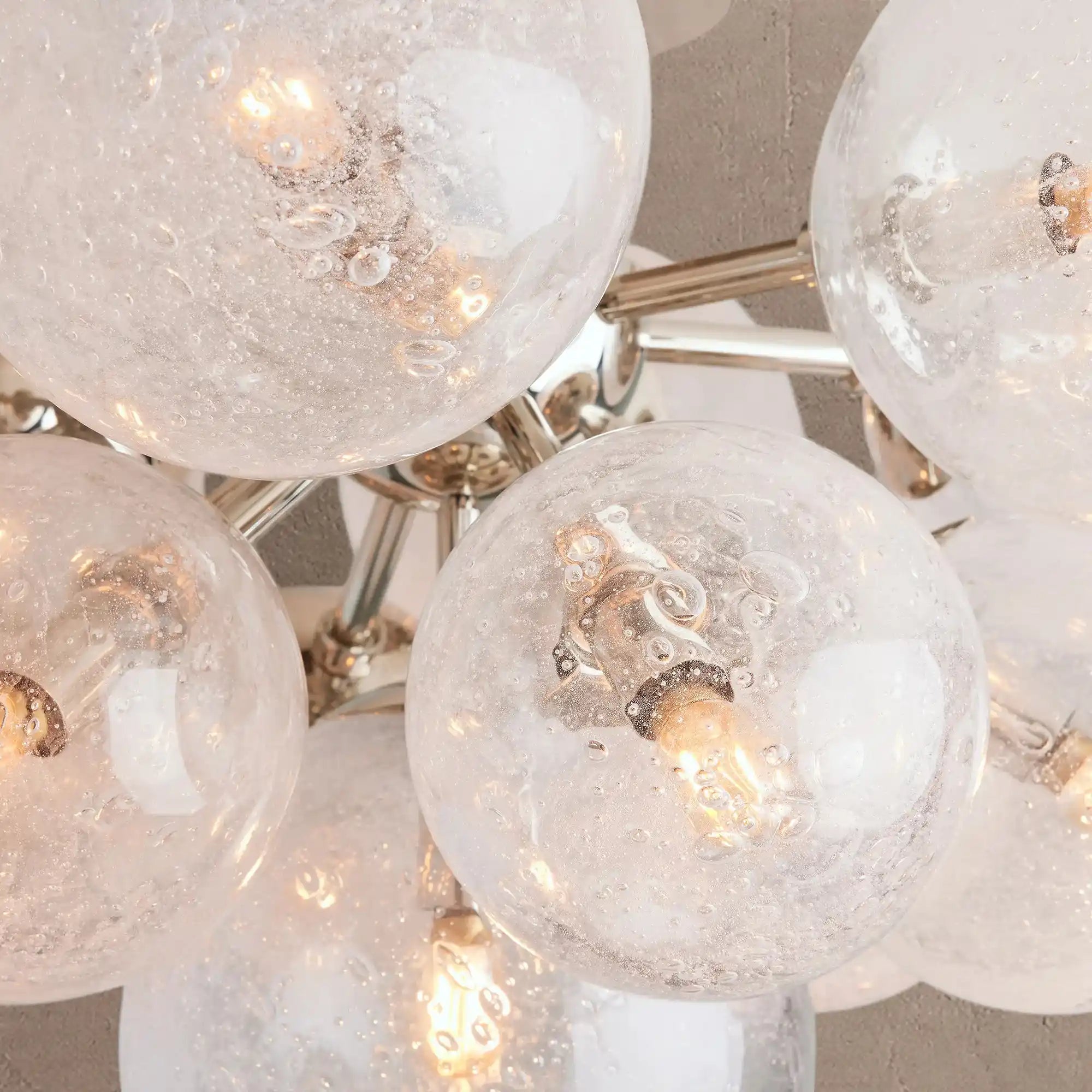 Mandoza Flushmount - NickelBlushlighting