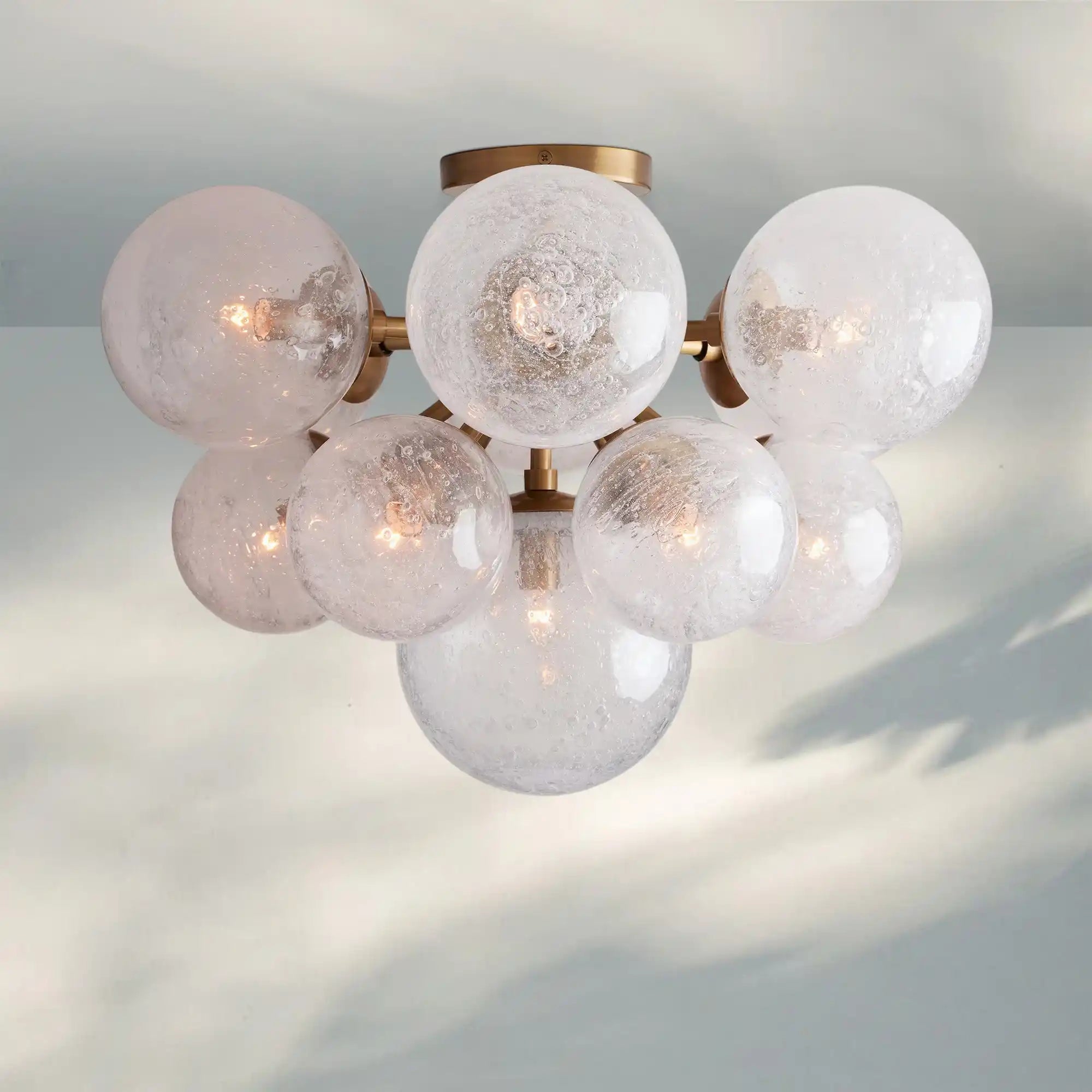 Mandoza Flushmount - BrassBlushlighting